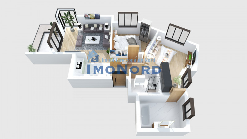 Ultracentral Dacia-Mosilor 3 camere cu priveliste !