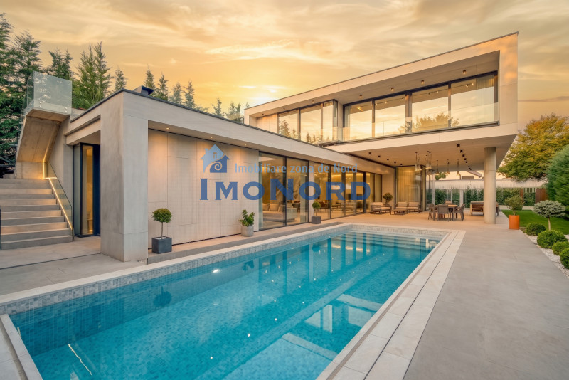 Vila moderna de exceptie in Pipera - Piscina - Smart Home - Finisaje premium