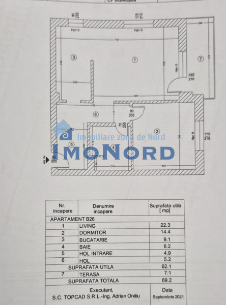 Apartament de vânzare Tunari - Otopeni – 2 camere, 