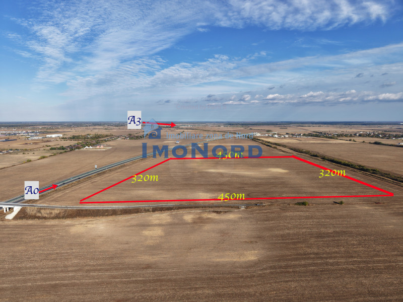 Oportunitate Unică: Teren 14 HA | Nod Strategic A0 - A3 - DN1
