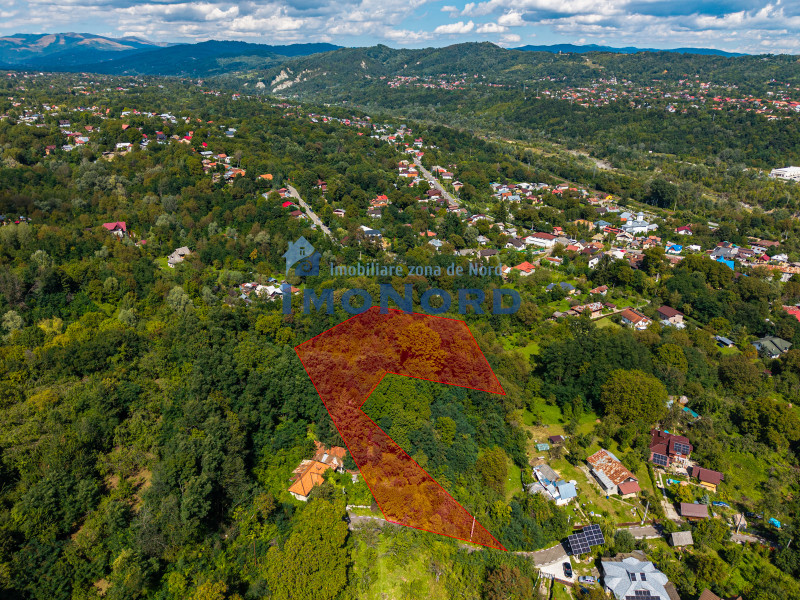 Teren 3.886 mp, Breaza - Podu Vadului, 30 m deschidere la asfalt