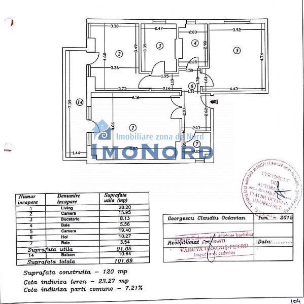 Apartament in Parcul Kiseleff