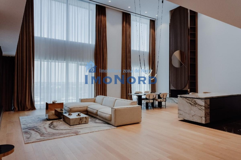 Duplex  cu 5 camere vedere panoramică spre Parcul Verdi și Lacul Floreasca