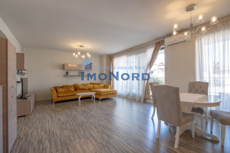 3 camere Pipera – Rond OMV - terasa 15,65 mp, parcare subterana si boxa