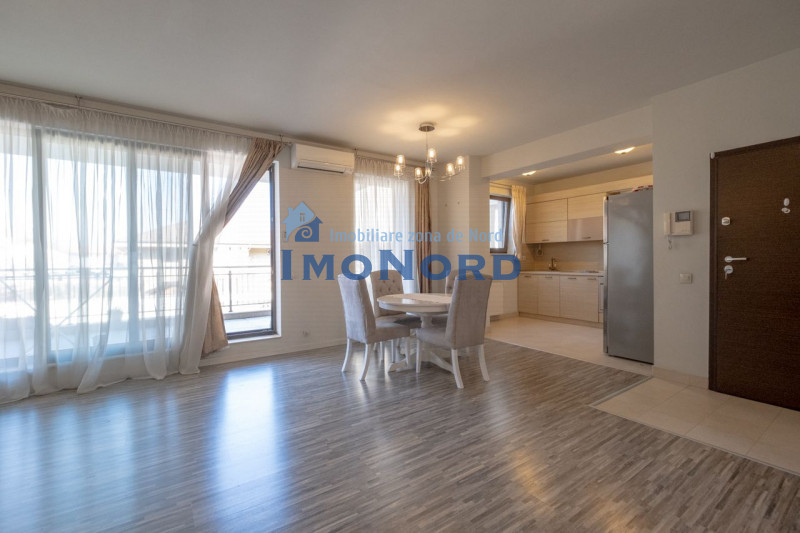 3 camere Pipera – Rond OMV - terasa 15,65 mp, parcare subterana si boxa