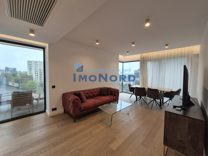 Apartament cu 2 camere în One Herăstrău Towers – Mobilat și utilat 