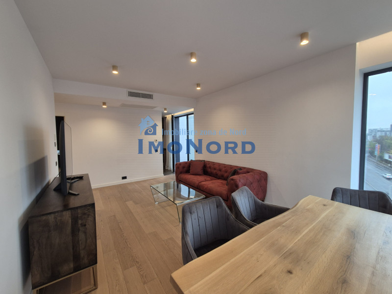 Apartament cu 2 camere în One Herăstrău Towers – Mobilat și utilat 