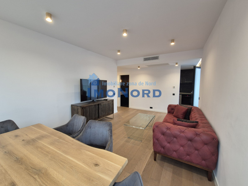 Apartament cu 2 camere în One Herăstrău Towers – Mobilat și utilat 