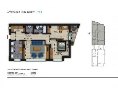 Vanzare apartament 3 camere Parcul Circului